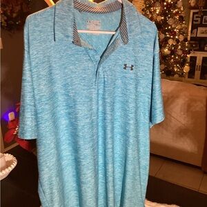 Under Armour Men's Light Blue Polo Shirt